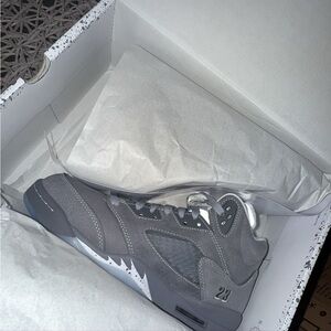 Jordan Wolf Grey 5s 6Y